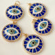 Blue evil eye pendant