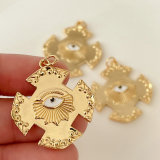 Cross eye pendant