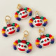 Colorful clown charm