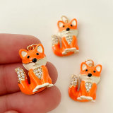 Orangel fox charm