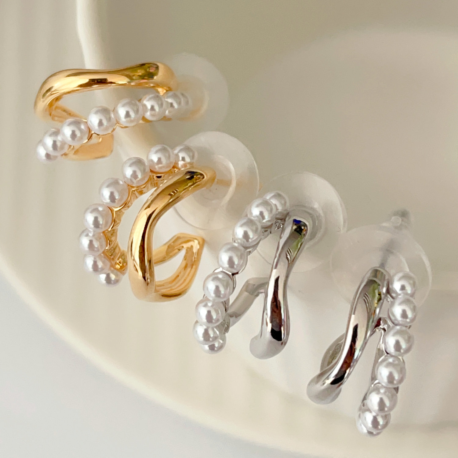 Pearl earrings
