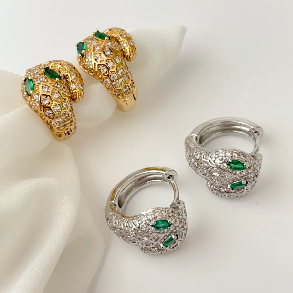 Snake earrings