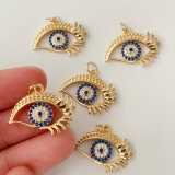 Pave eyelash Pendant