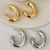 Fat metal earrings