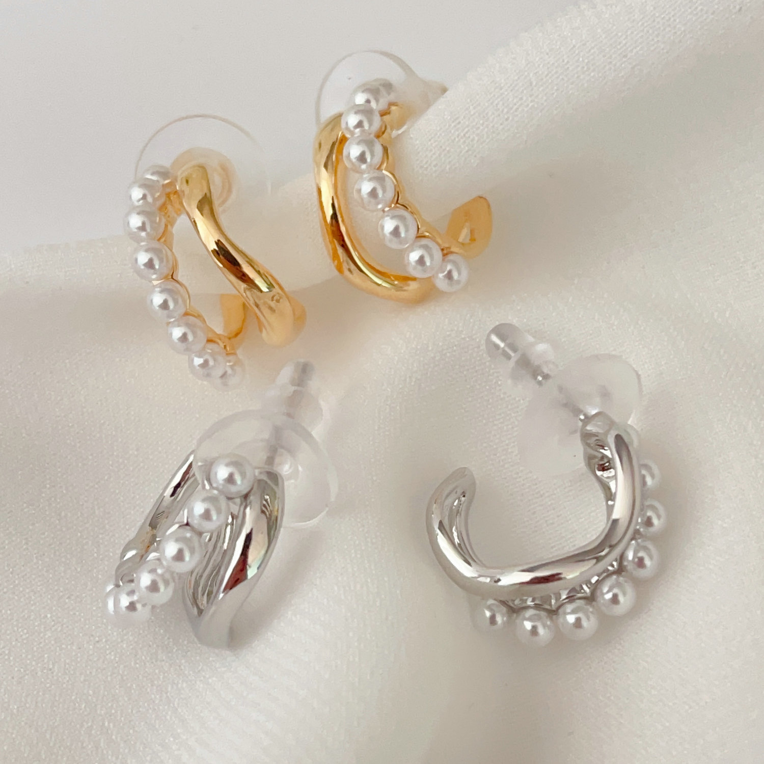 Pearl earrings