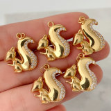 Pave squirrel charm