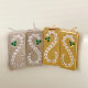 Square snake earrings
