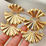 Long fan earrring
