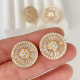 Round pave stud