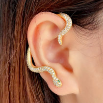 Pave snake earrings cuff