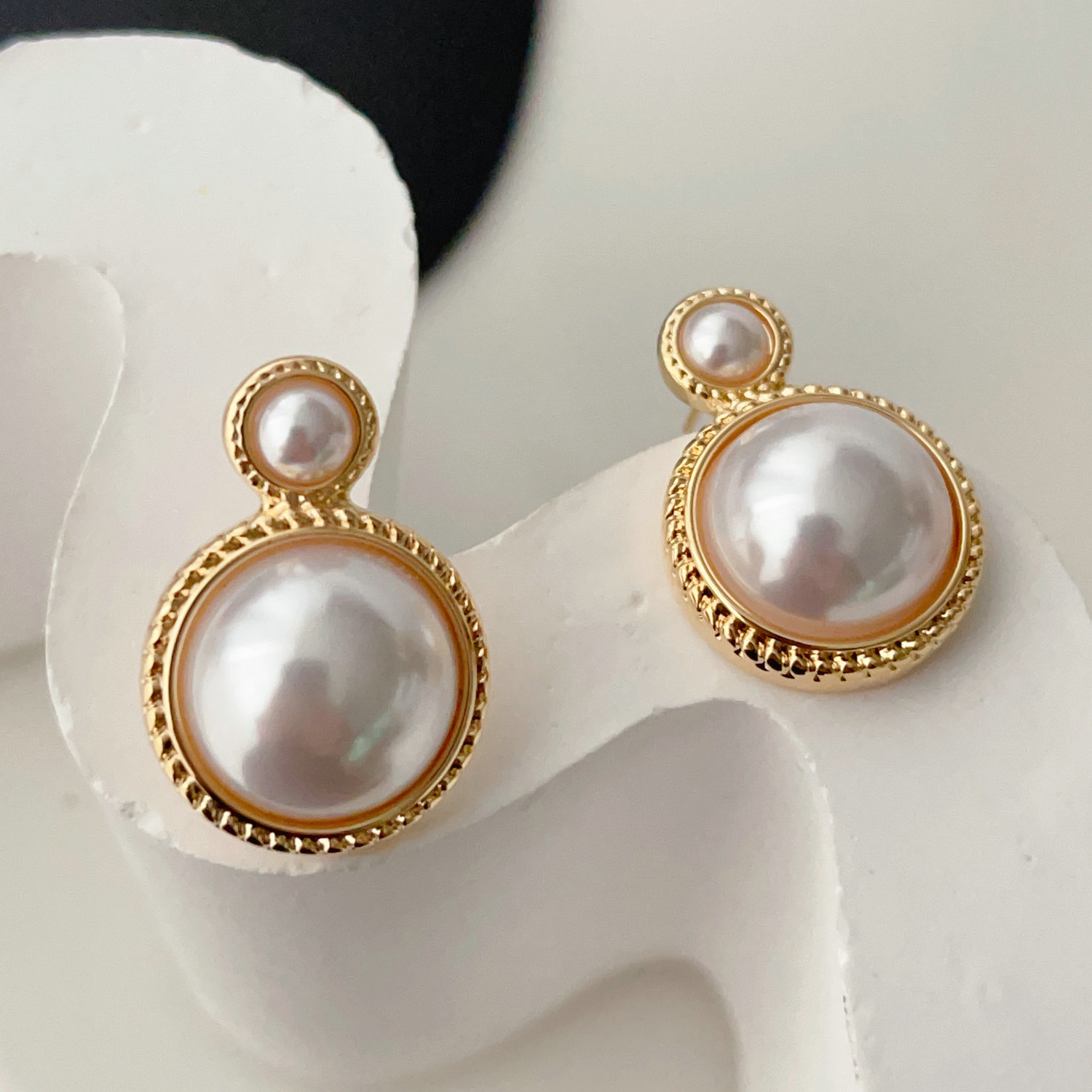 Pearl earrings
