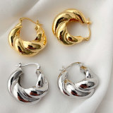 Metal twist hoops