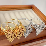 Small beads tassel hoops