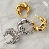 Metal twist hoops