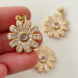 Pave Daisy charm