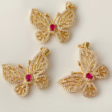 Pave Butterfly Charm