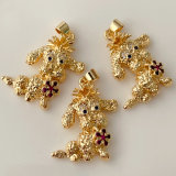 Colorful dog charm