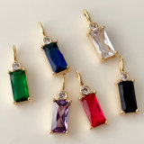 Pave zircon long charm