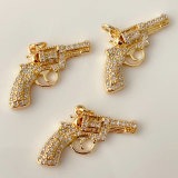 Pave gun charm