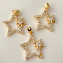 Pave star charm