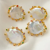 Fresh water pearl earrings