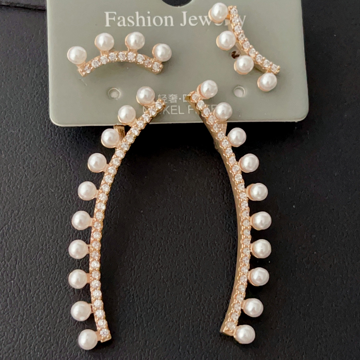 Pearl earrings