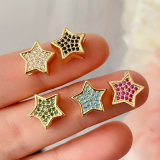 Pave star bead