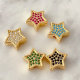 Pave star bead