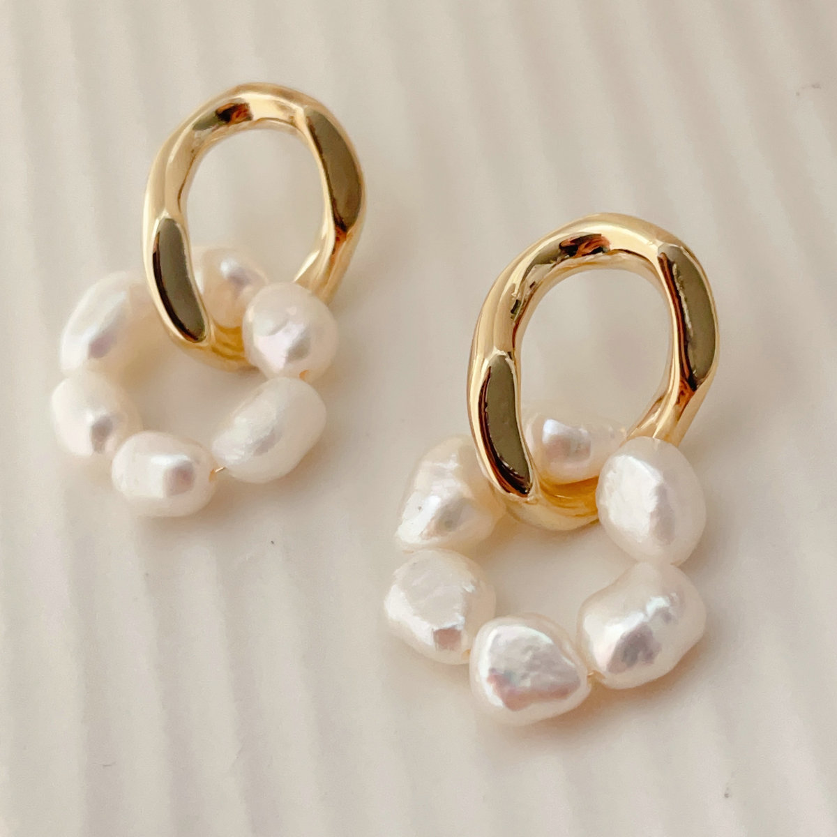 Fresh Water Pearl Charm Necklace