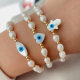 Mop evil eye bracelet
