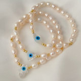 Mop evil eye bracelet