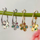 Simple flower earrings