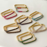 Big u hoops earrings