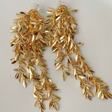 Leaf tassel earrrings