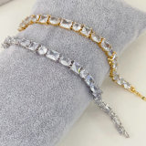 Pave clear cz bracelet