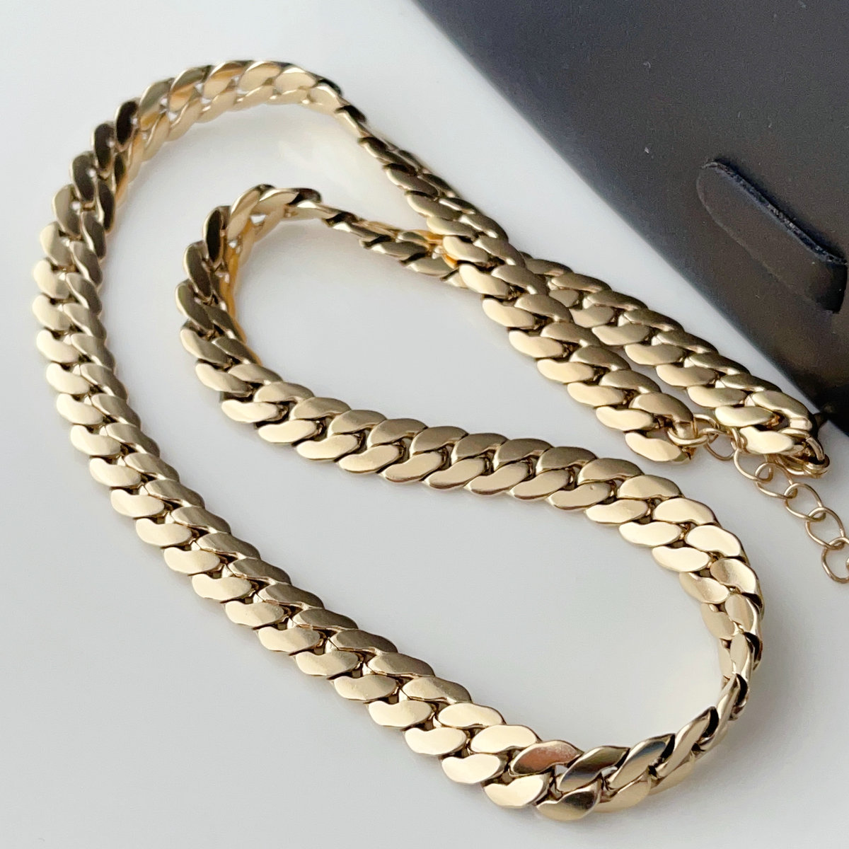 Stainless steel chunky necklace
