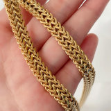 Stainless steel chunky necklace