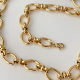 Stainless steel chunky necklace