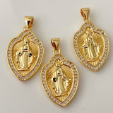 Oval religious series charm