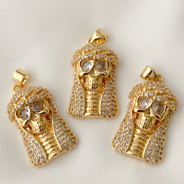 Pave pharaoh charm
