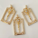 Pave religious series charm
