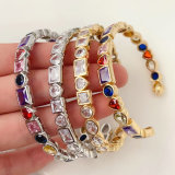 Coloful zircon cuff