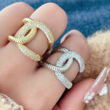 Pave channel ring
