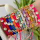 Handmade round zircon bracelet