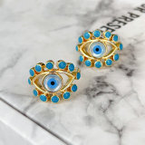 Enamel eye ring