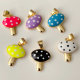 Enamel mushroom charm