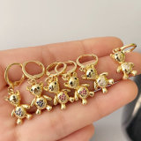Bear drop earrings