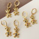 Bear drop earrings