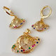 Colorful planet set earrings