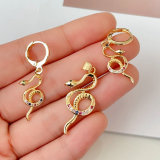 Set snake earrings